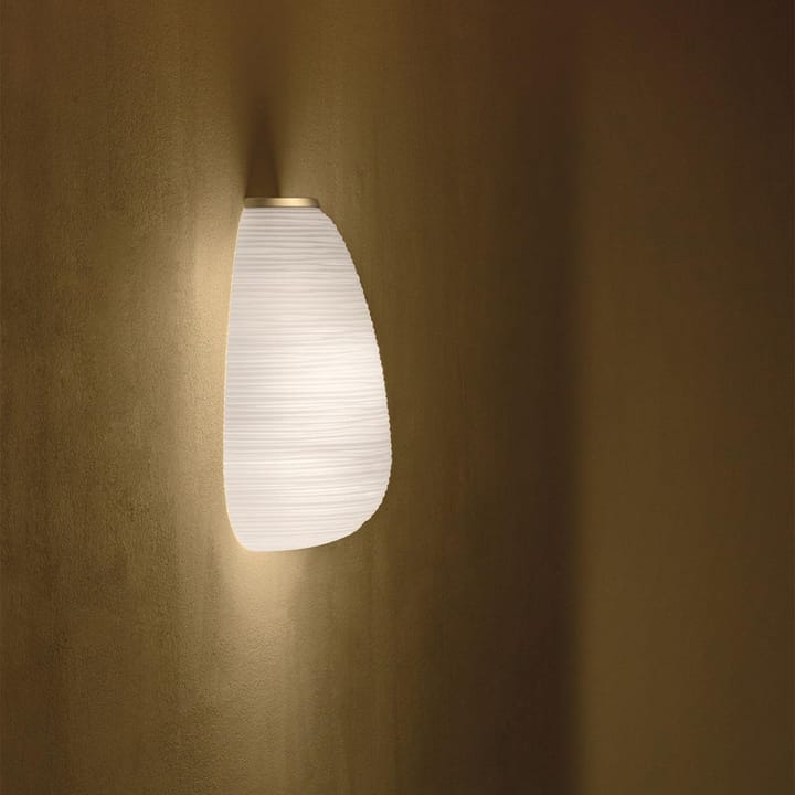 Rituals 1 semi vägglampa, oro/bianco, guldfärgad Foscarini