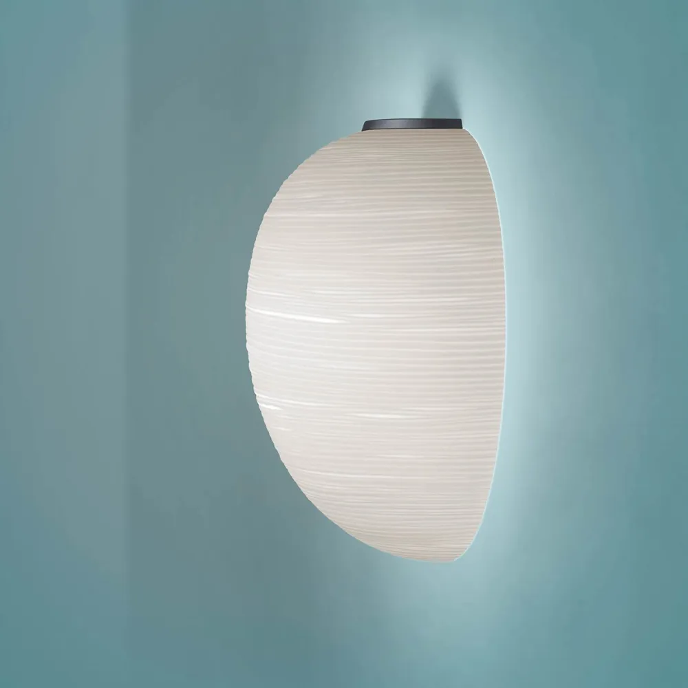 Rituals 3 semi vägglampa, bianco/bianco Foscarini