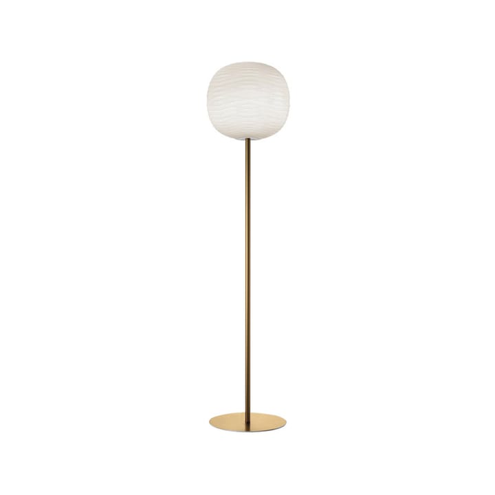 Rituals XL golvlampa - oro/bianco, guldfärgad stativ - Foscarini