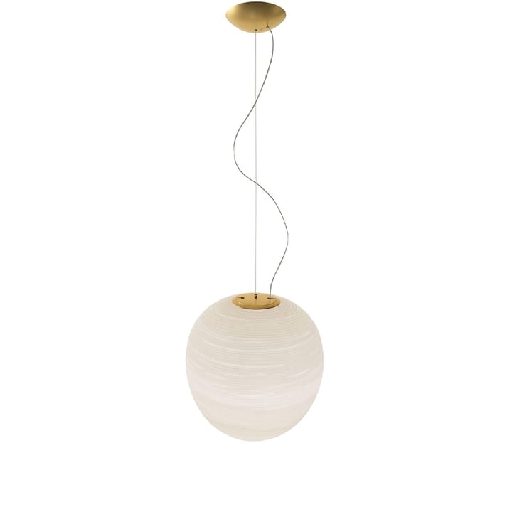 Rituals XL pendel, oro/bianco Foscarini