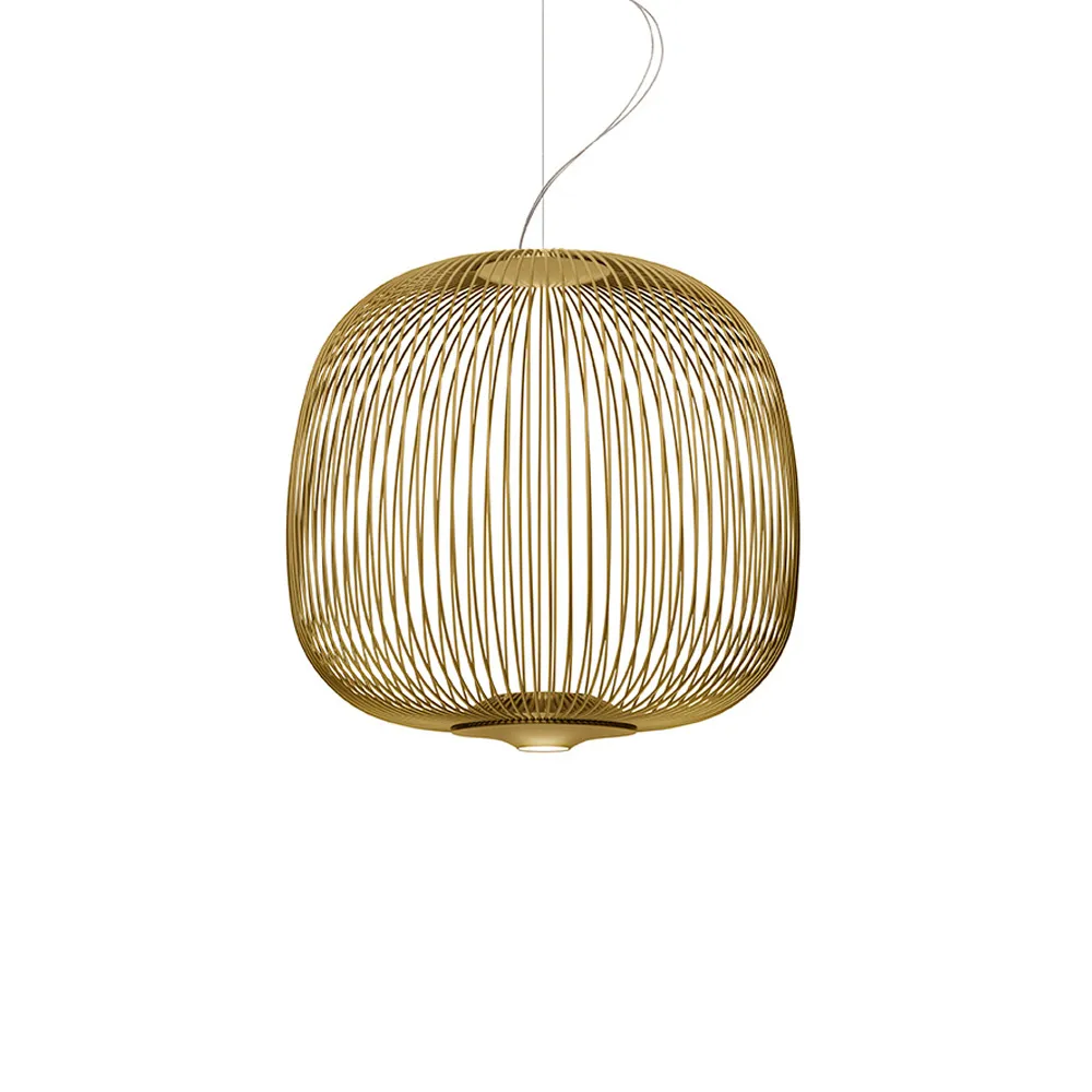 Spokes 2 Midi pendel, guld, dimbar Foscarini