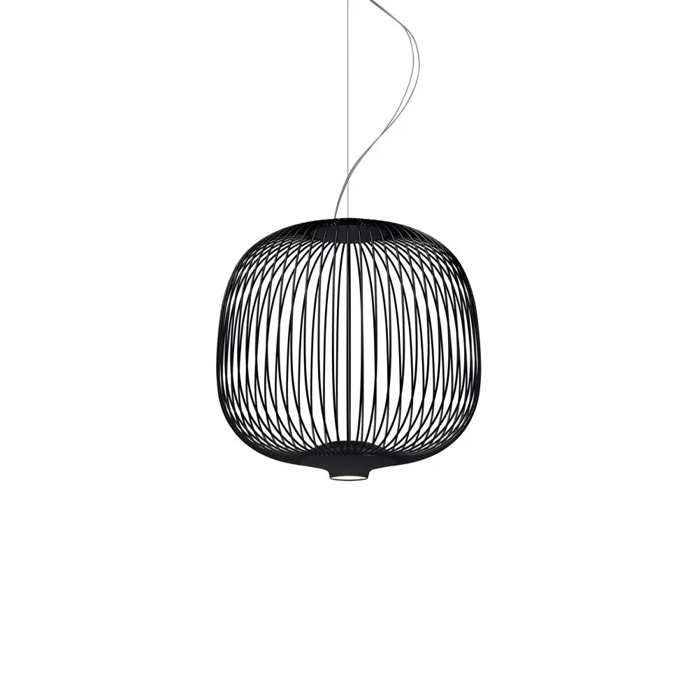 Spokes 2 Piccola MyLight pendel, svart Foscarini