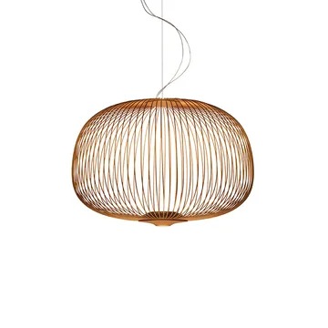 Spokes 3 pendel dimbar - kopparfärgad - Foscarini