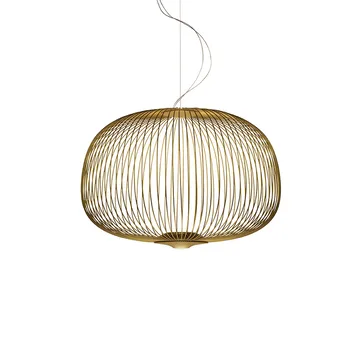 Spokes 3 pendel - guld, dimbar - Foscarini