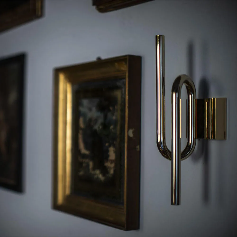 Tobia vägglampa, gold Foscarini