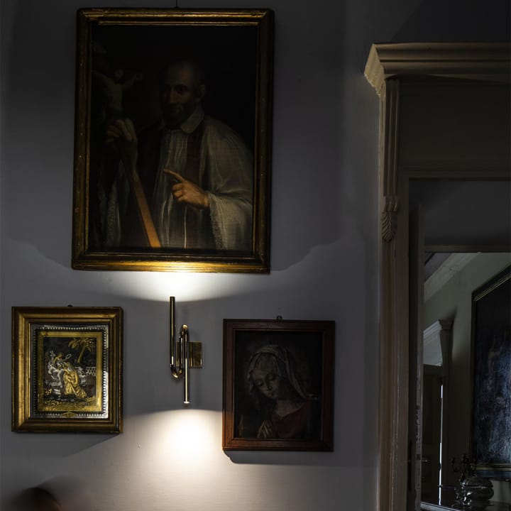 Tobia vägglampa, gold Foscarini