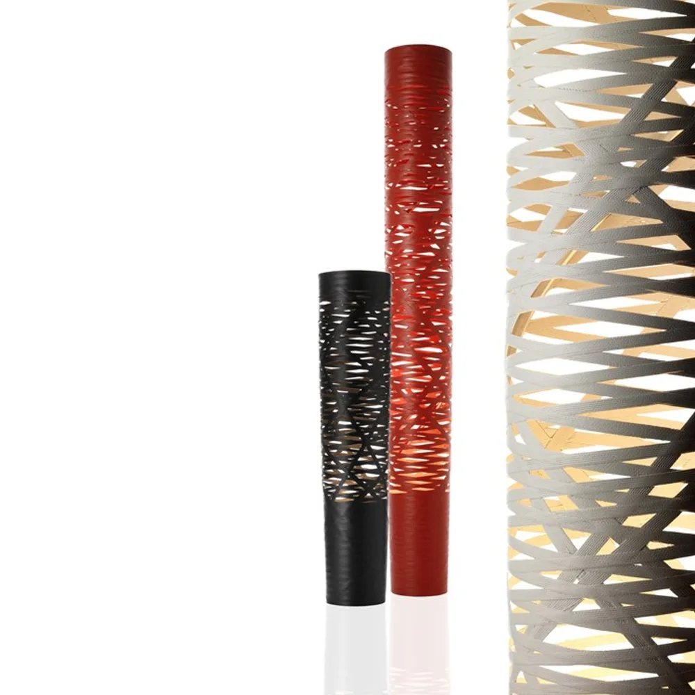 Tress grande golvlampa, nero Foscarini