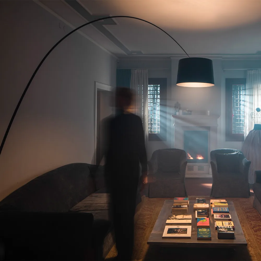 Twiggy Elle MyLight golvlampa, röd Foscarini