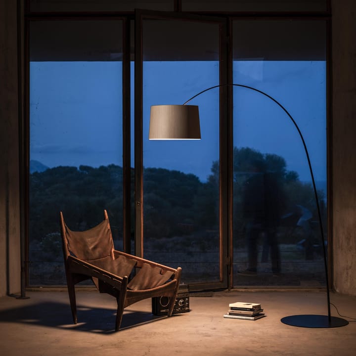 Twiggy Elle Wood golvlampa, svart Foscarini