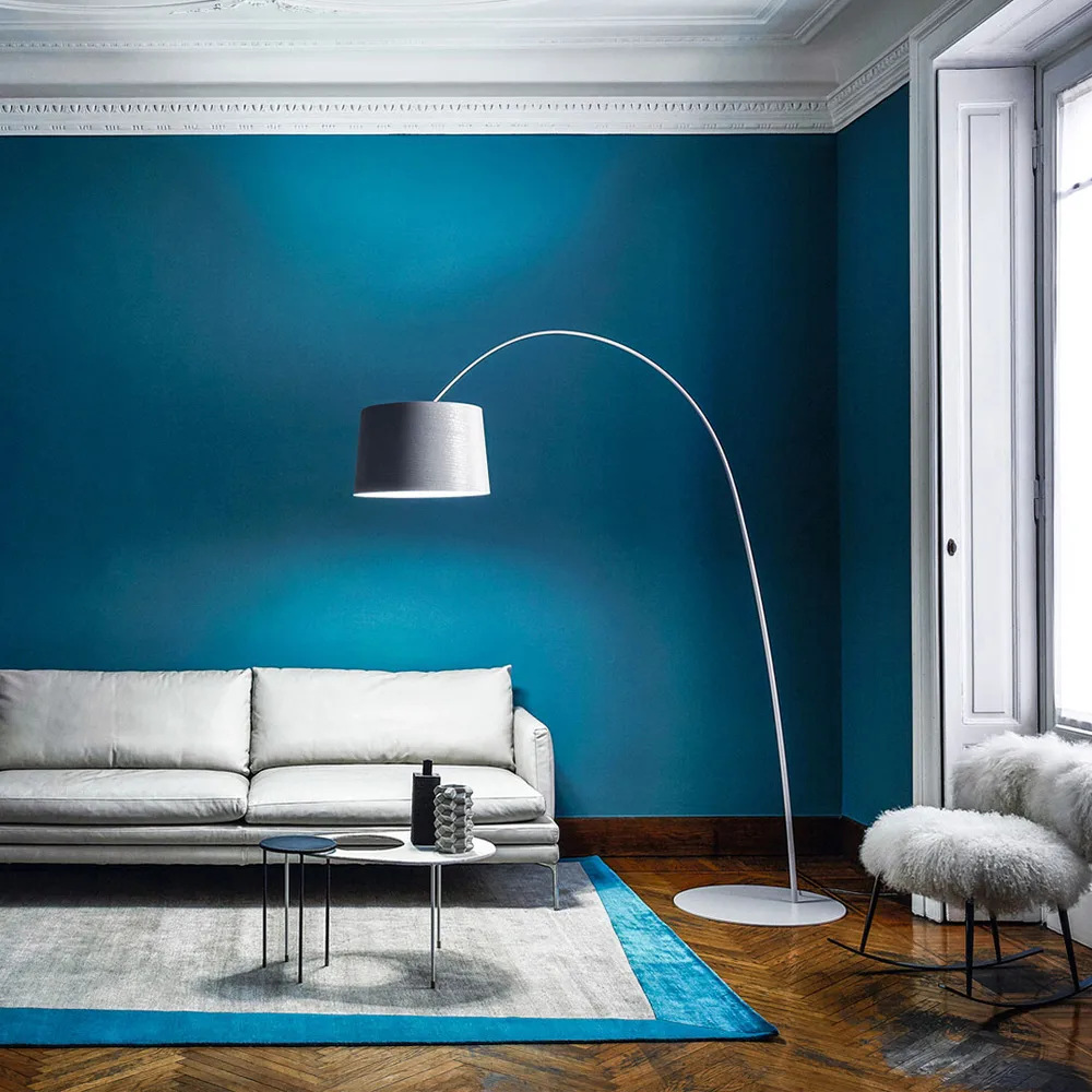 Twiggy LED golvlampa, nero Foscarini