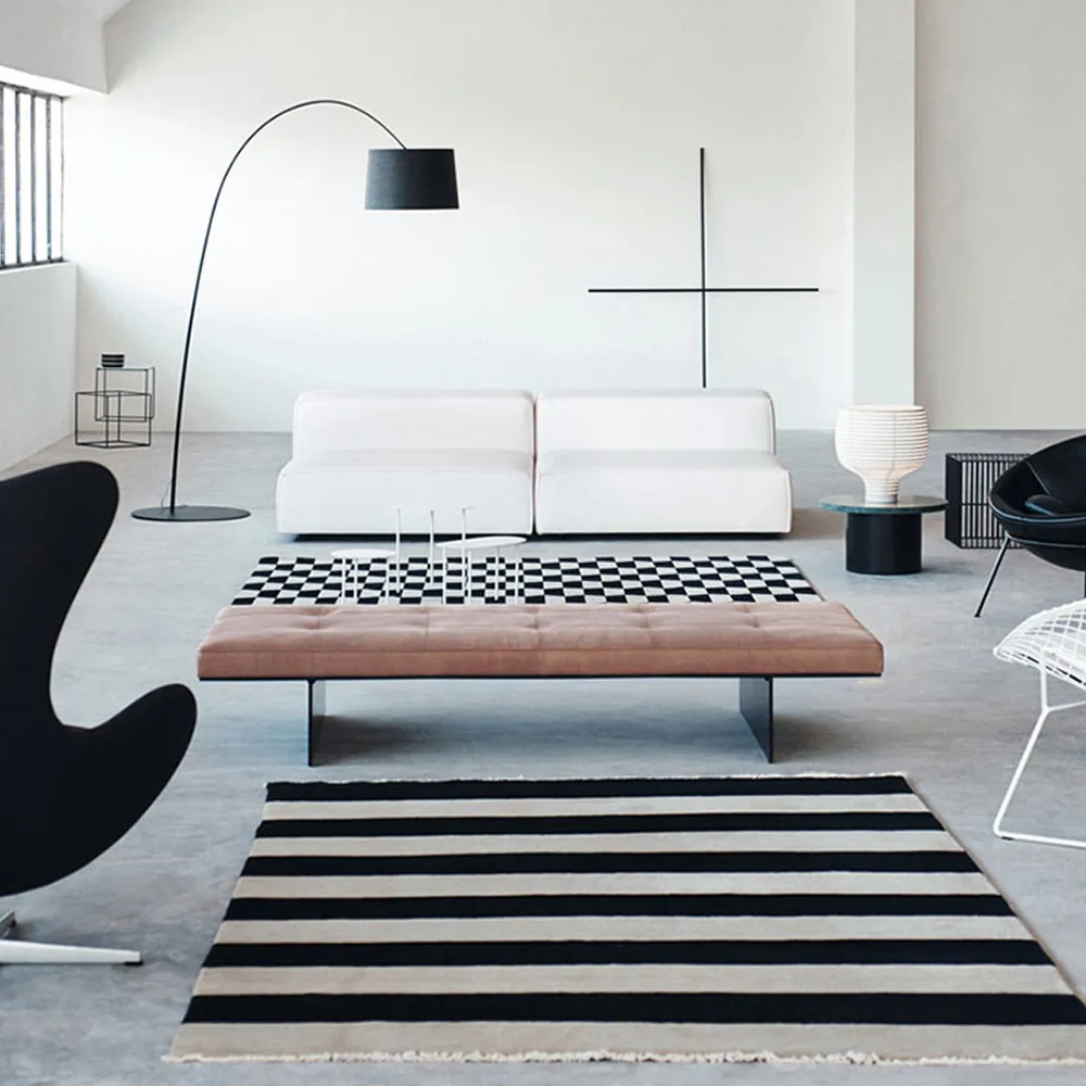 Twiggy LED golvlampa, nero Foscarini