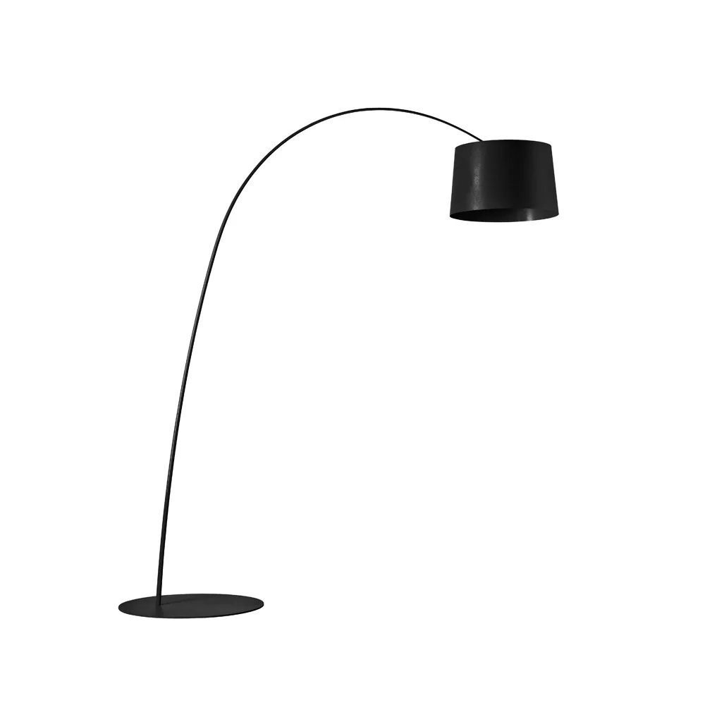 Twiggy LED golvlampa, nero Foscarini