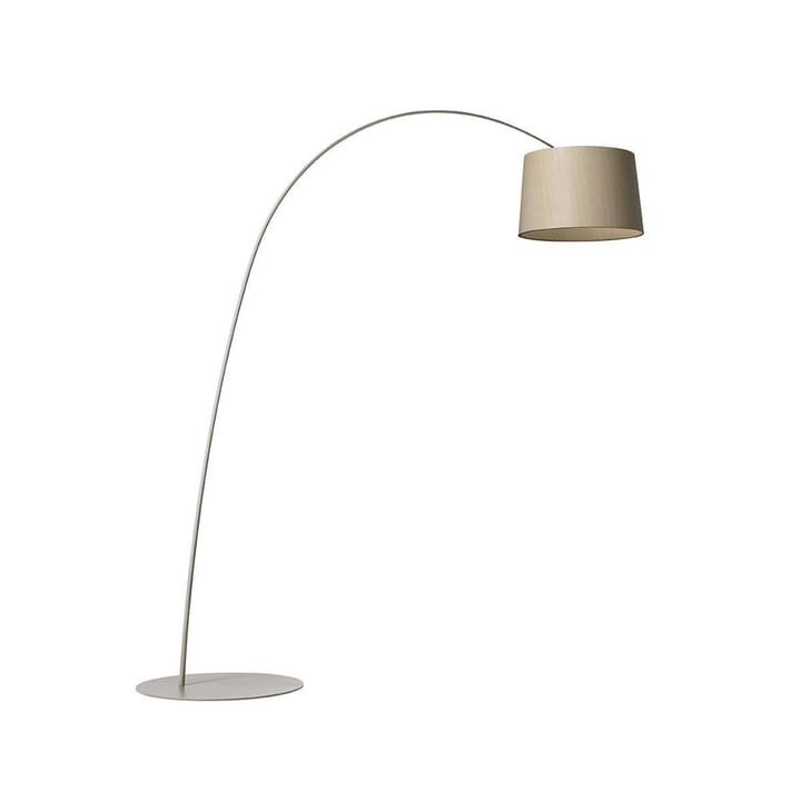 Twiggy Wood golvlampa - greige - Foscarini