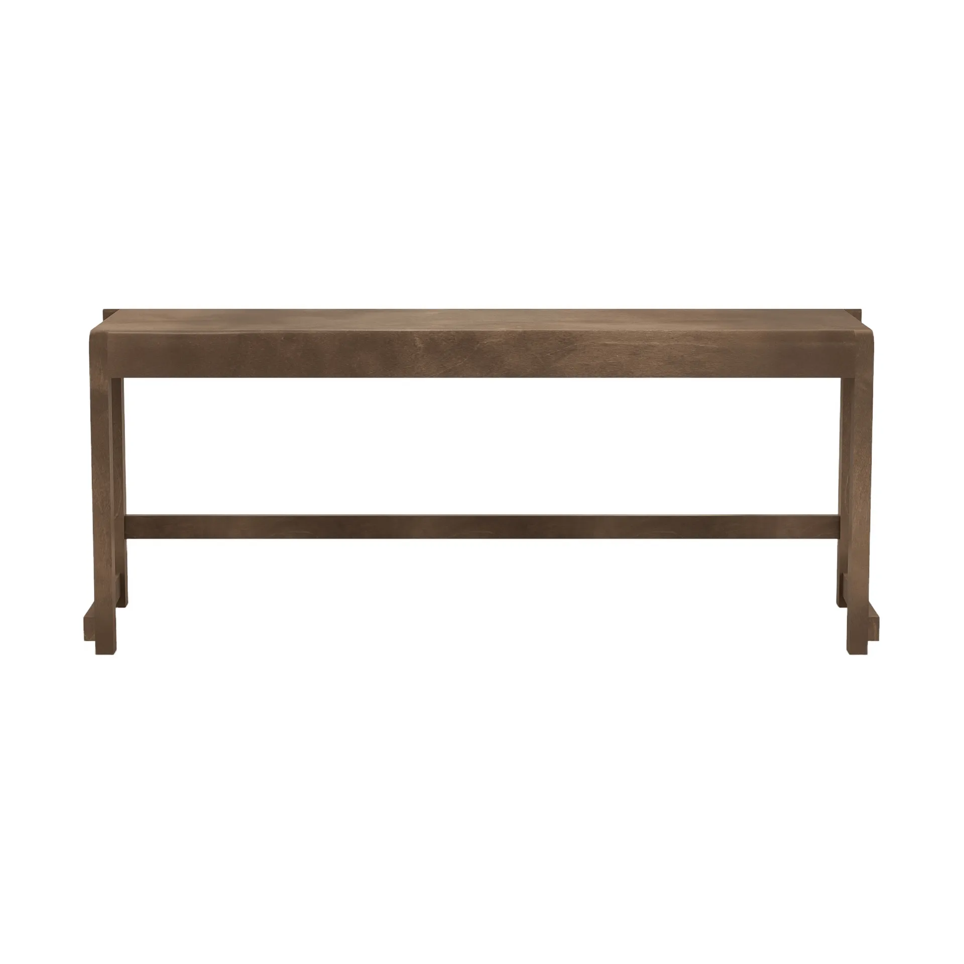 Bench 01 bänk, Mörkbrun björk, 114,6x37x46 cm FRAMA