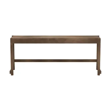 Bench 01 bänk - Mörkbrun björk, 114,6x37x46 cm - FRAMA
