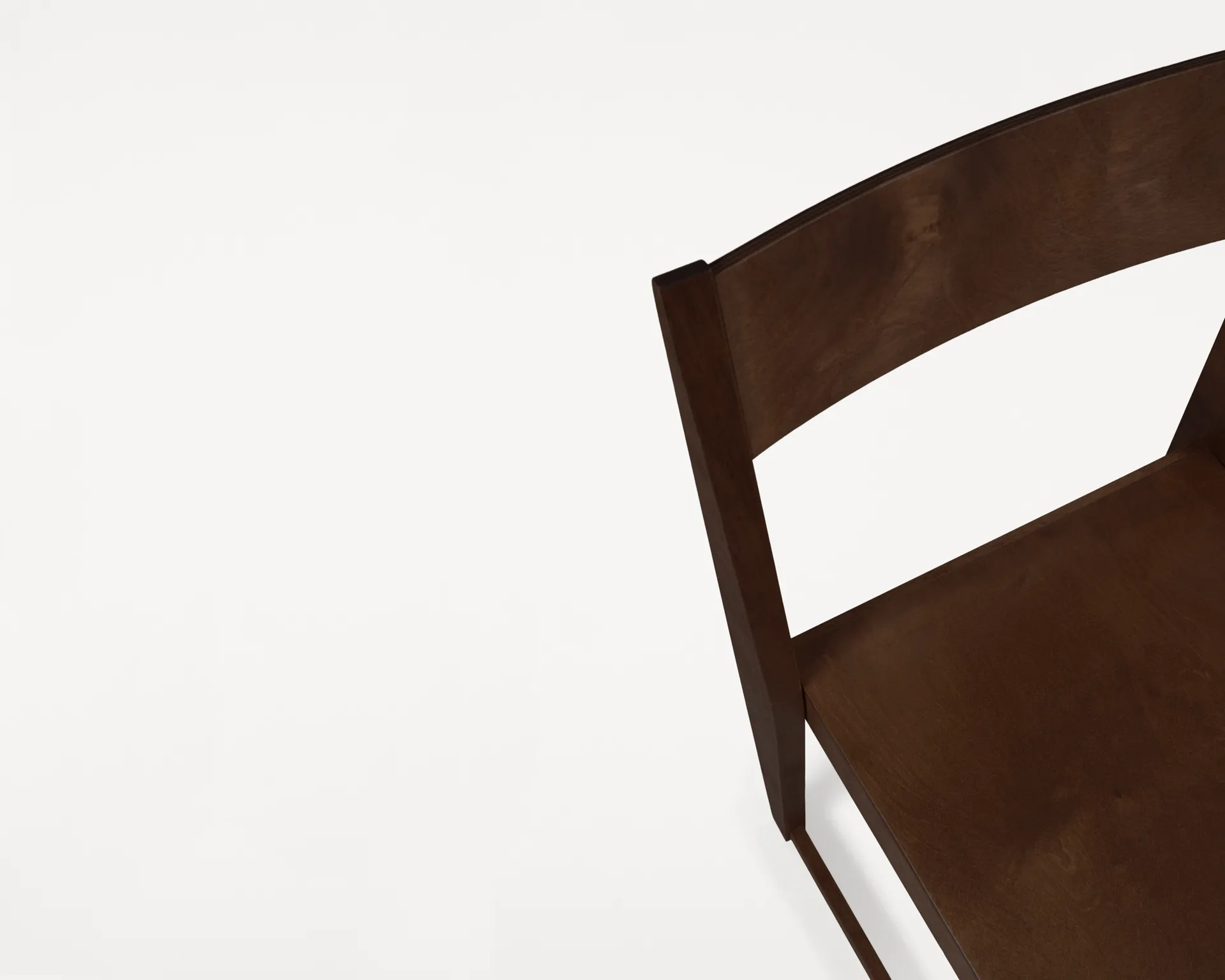 Chair 01 stol, Mörkbrun björk FRAMA