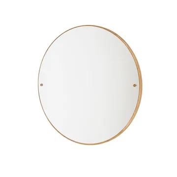CM Circle spegel - Ek, large, Ø70 cm - FRAMA