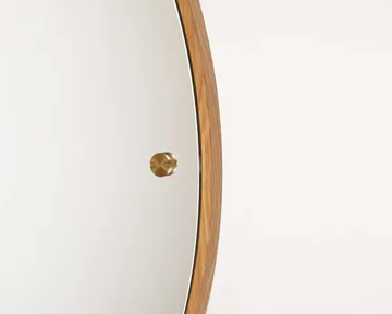 CM Circle spegel - Ek, large, Ø70 cm - FRAMA