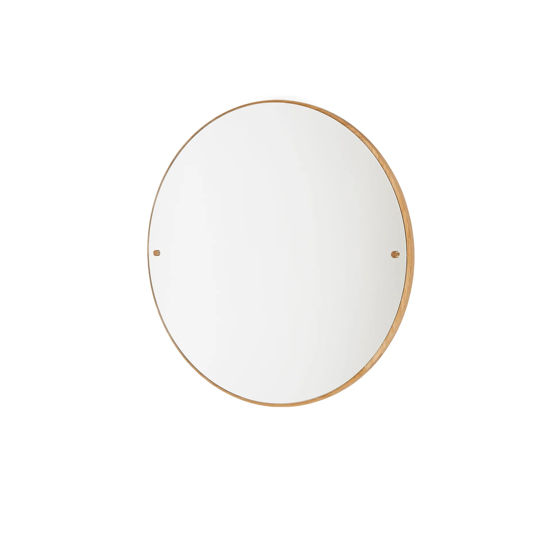 CM Circle spegel, Ek, small, Ø45 cm FRAMA