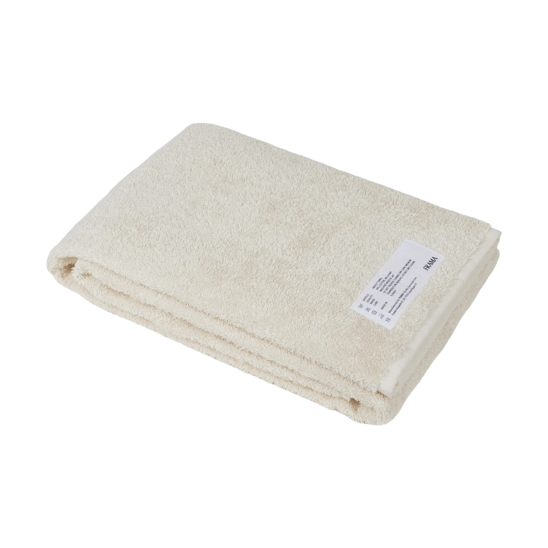 Heavy Towel badhandduk 140x70 cm, Bone white (vit) FRAMA