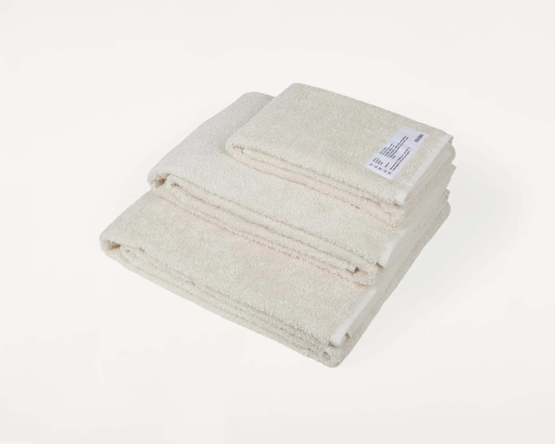 Heavy Towel badhandduk 140x70 cm, Bone white (vit) FRAMA