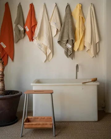 Heavy Towel badhandduk 140x70 cm - Burnt orange (orange) - FRAMA