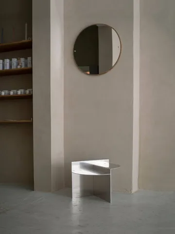 Rivet sidobord - Aluminium, Ø51,3x40 cm - FRAMA