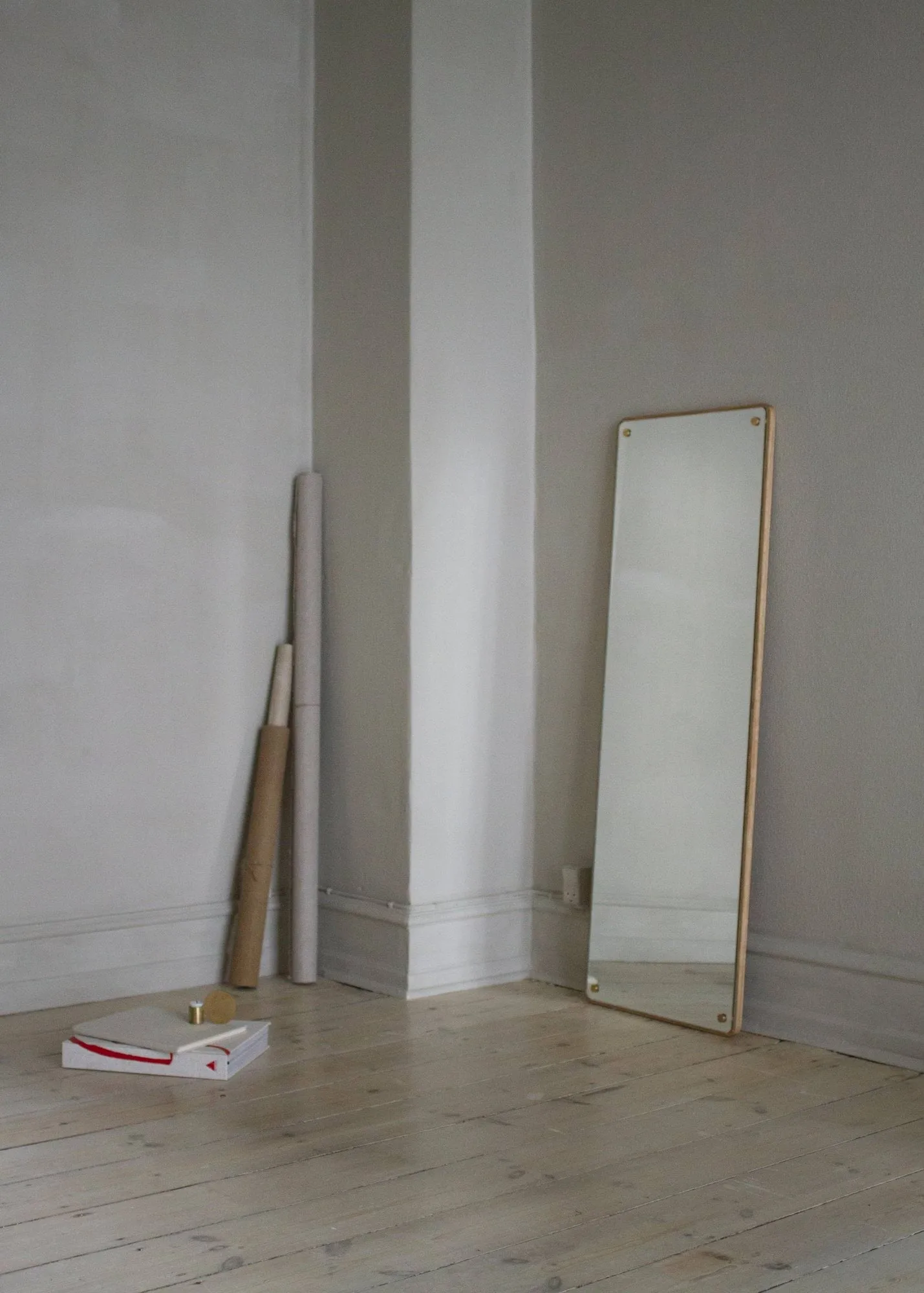 RM-1 Rectangular spegel, Ek, large, 118x40 cm FRAMA