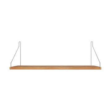 Single Shelf vägghylla - Ek-rostfritt stål, 60x20 cm - FRAMA