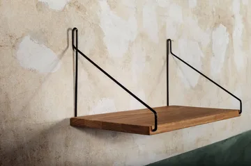 Single Shelf vägghylla - Ek-svart, 40x20 cm - FRAMA