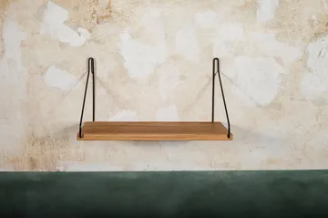 Single Shelf vägghylla - Ek-svart, 40x20 cm - FRAMA