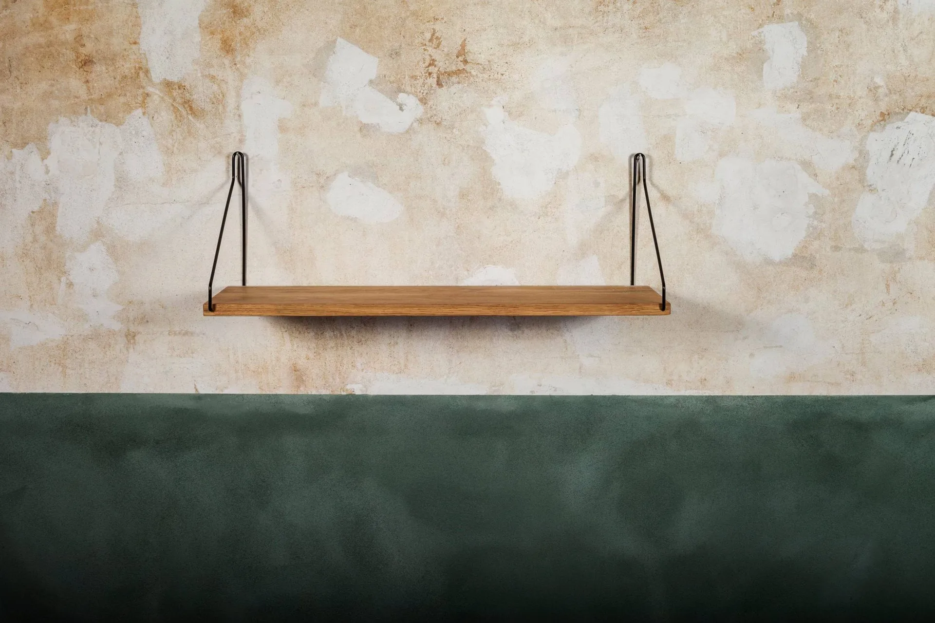 Single Shelf vägghylla, Ek-svart, 60x20 cm FRAMA
