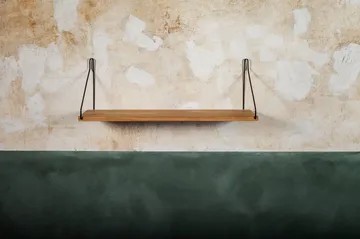 Single Shelf vägghylla - Ek-svart, 60x20 cm - FRAMA