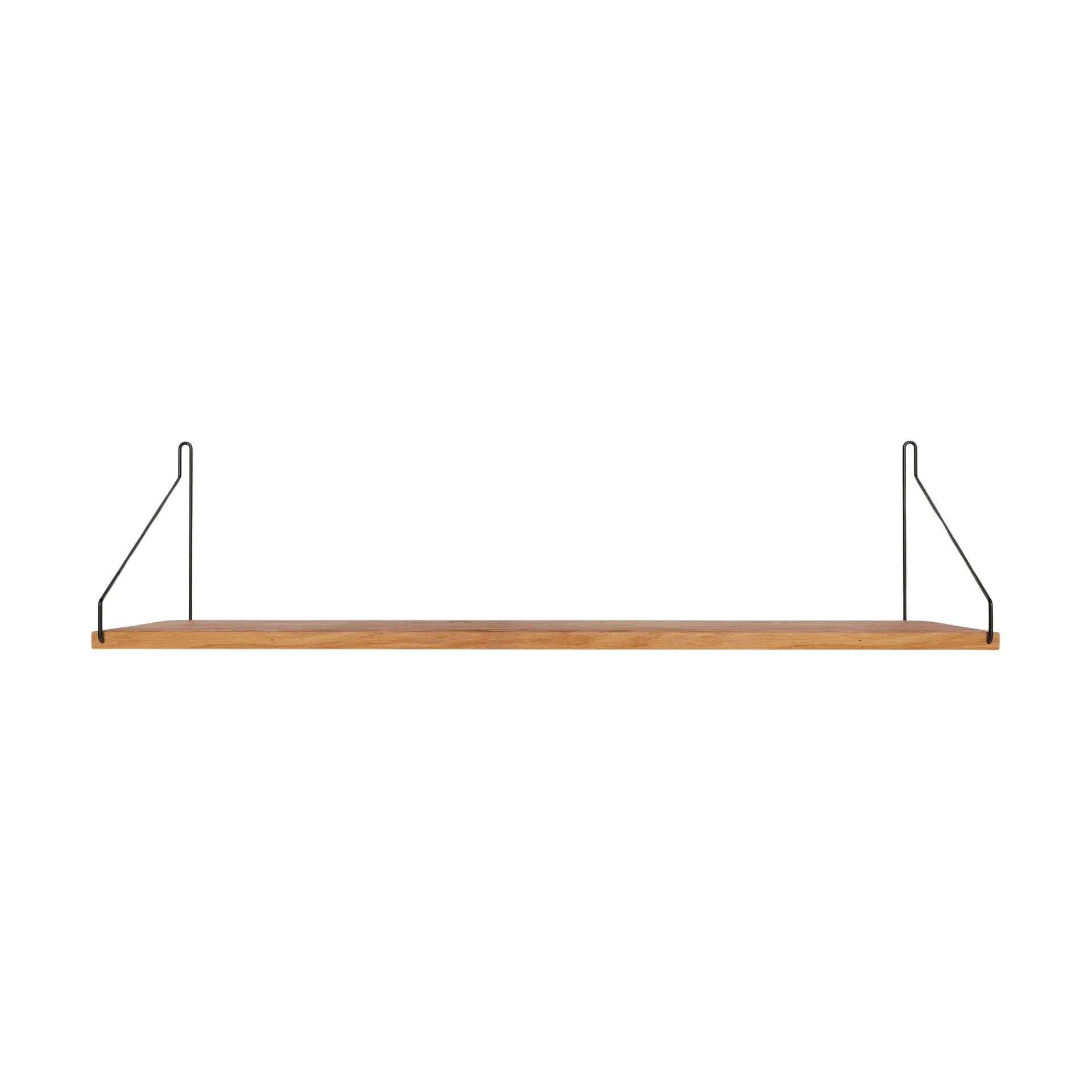Single Shelf vägghylla, Ek-svart, 80x20 cm FRAMA
