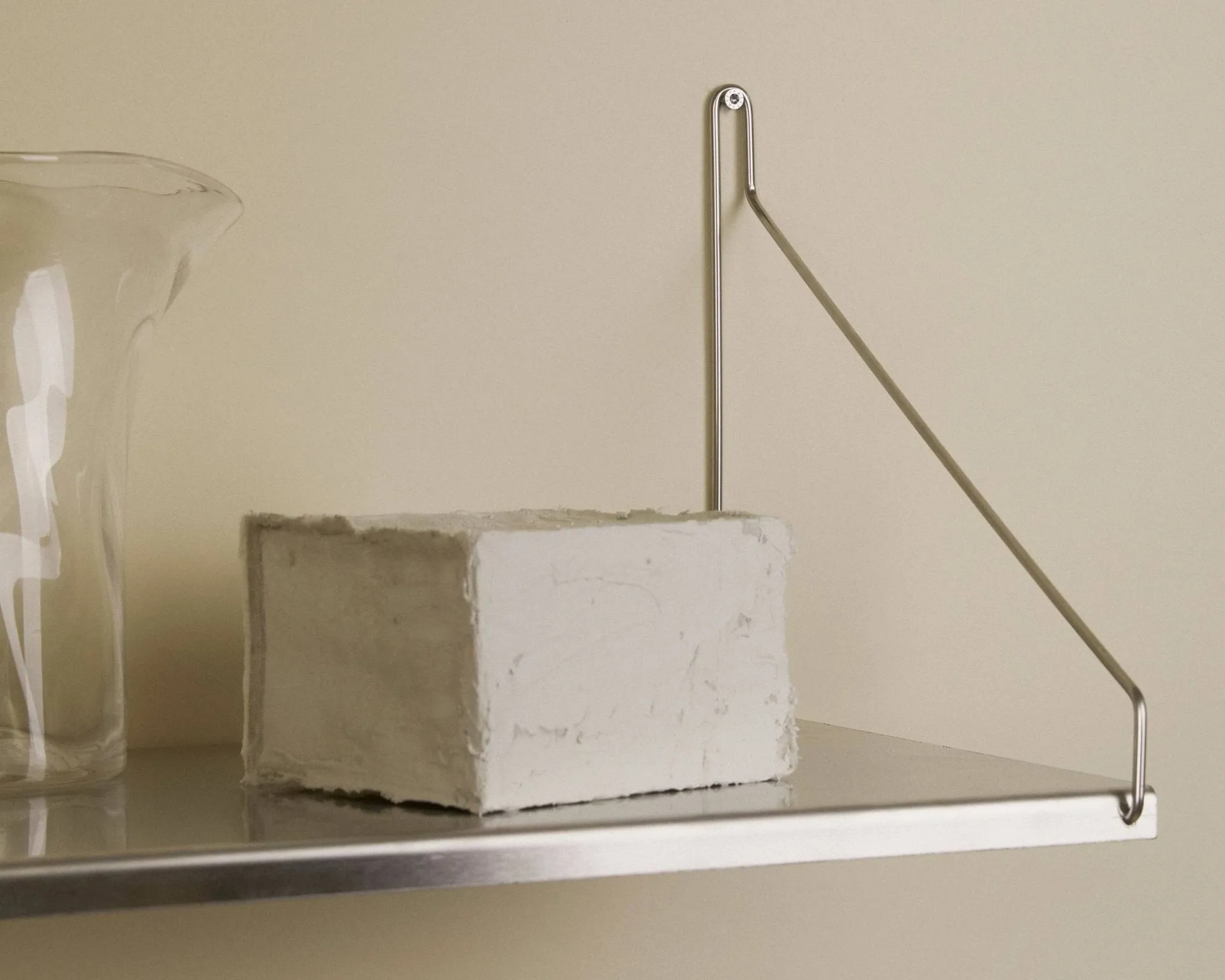 Single Shelf vägghylla, Rostfritt stål, 40x20 cm FRAMA