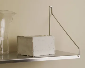Single Shelf vägghylla - Rostfritt stål, 40x20 cm - FRAMA