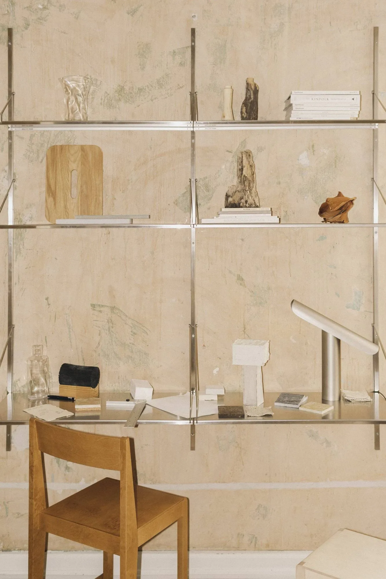 Single Shelf vägghylla, Rostfritt stål, 60x20 cm FRAMA