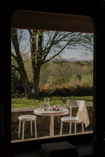 Tasca Table matbord - Aluminium, large, Ø87,5x75,5 cm - FRAMA