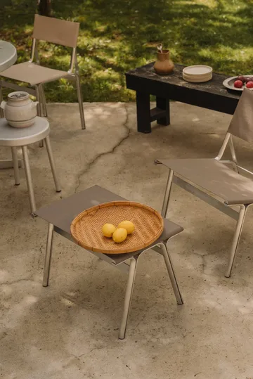 Union pall - Aluminium-Sandstone Linen, H: 40,6 cm - FRAMA