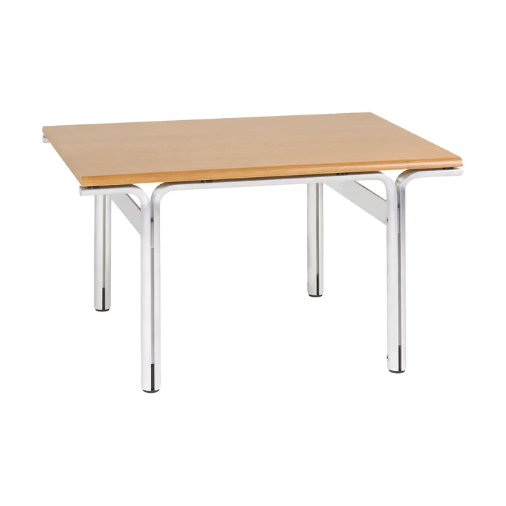 Union sidobord - Aluminium-varmbrun ask, 60x45x34 cm - FRAMA