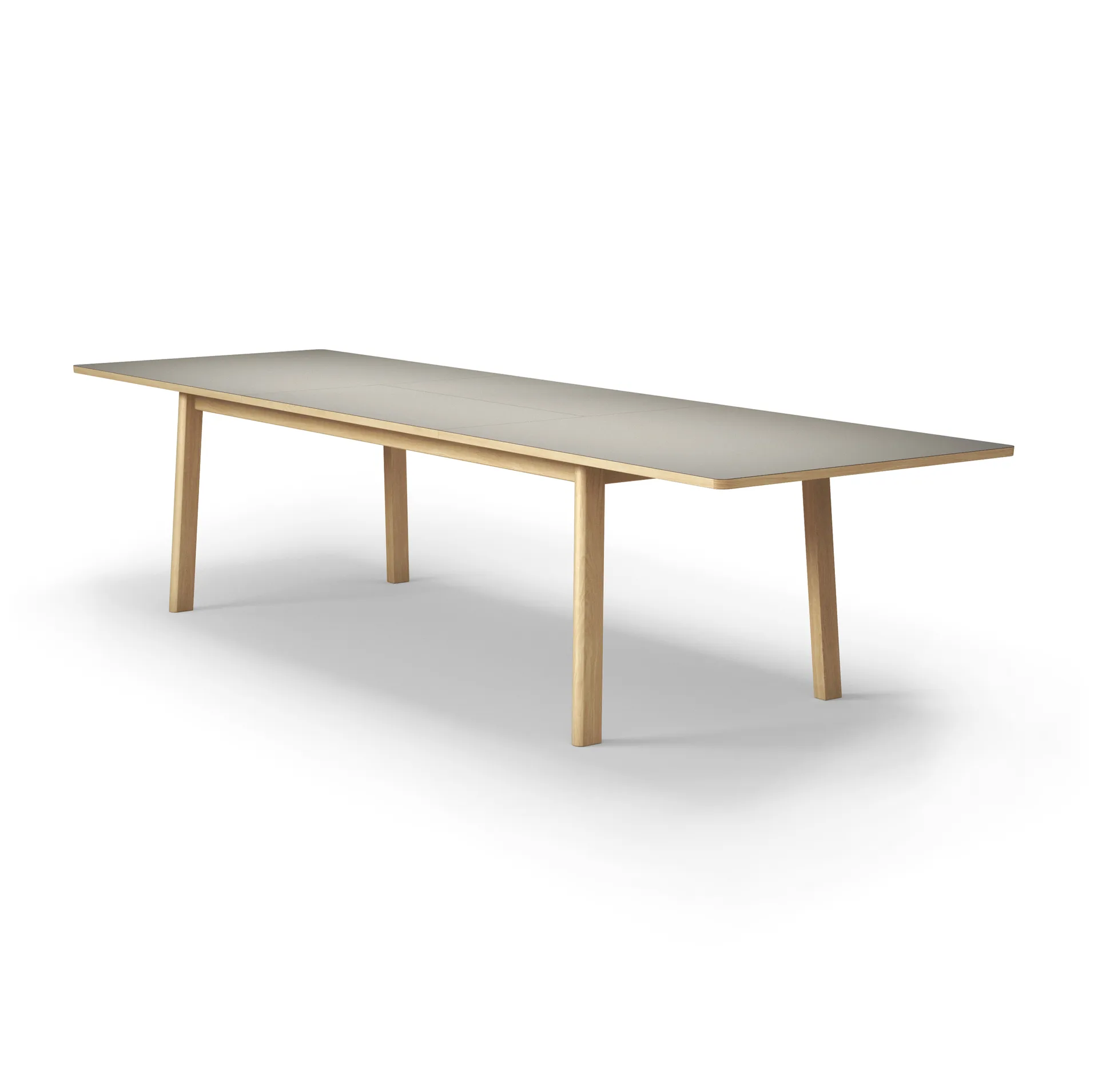 Ana matbord 220-320x95 cm, Nanolaminat almond-såpad ek Fredericia Furniture