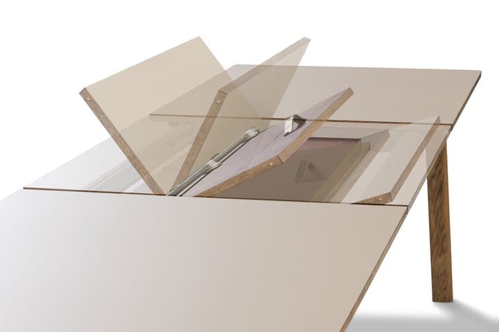 Ana matbord 220-320x95 cm - Nanolaminat vit-såpad ek - Fredericia Furniture