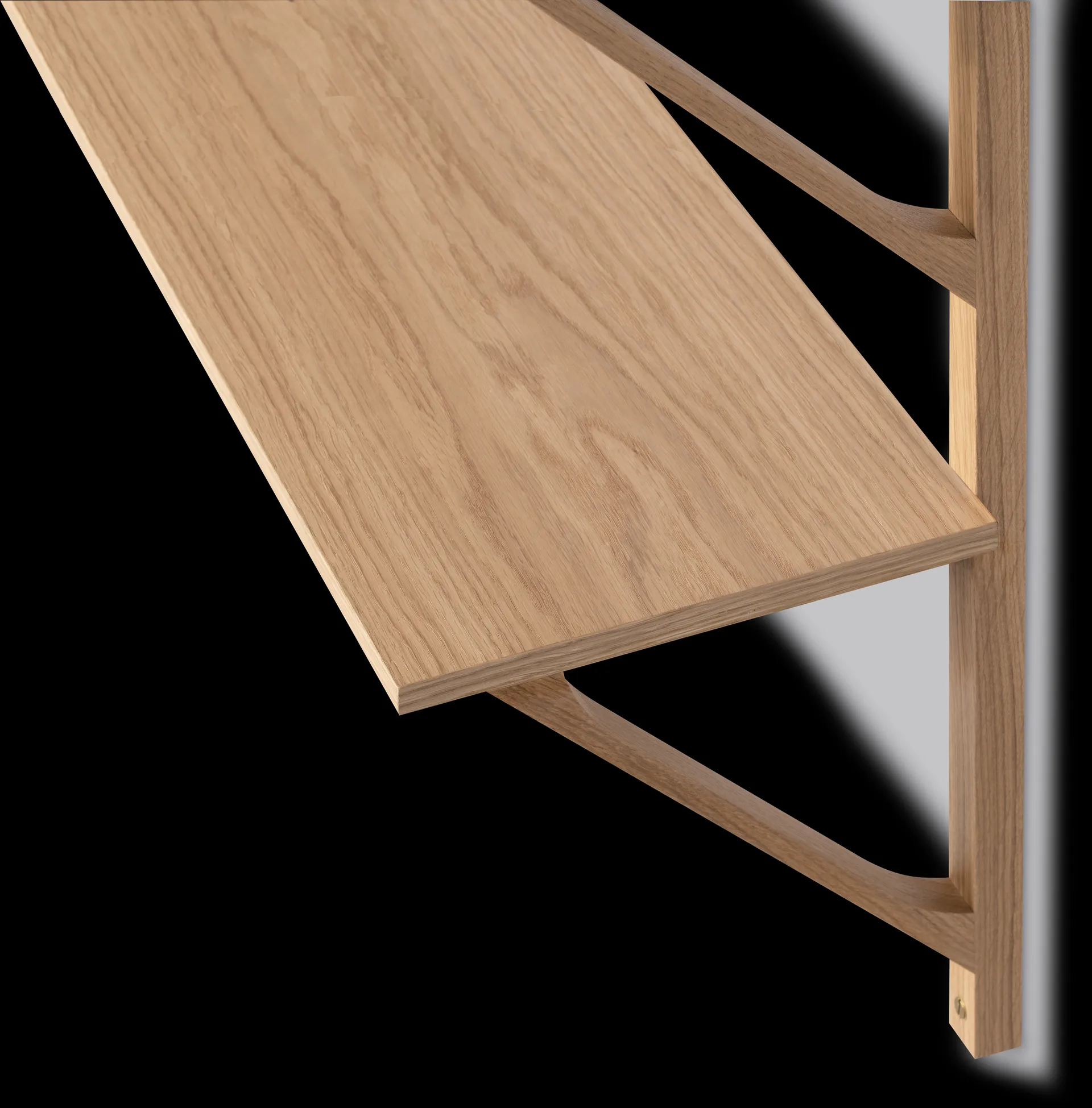 BM29 hylla 149x61 cm, Oak lacquer Fredericia Furniture