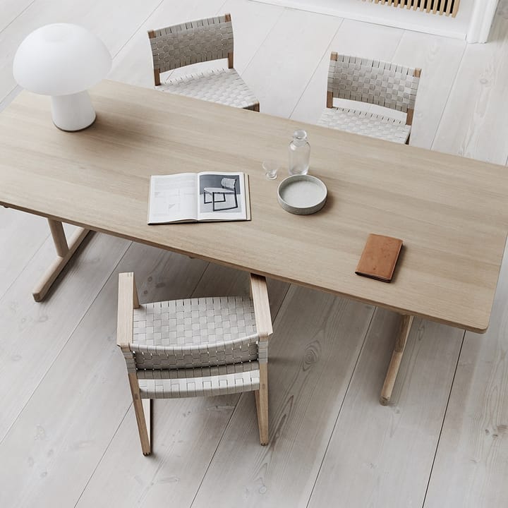 BM61 stol - flätning natur, oljat ekstativ - Fredericia Furniture