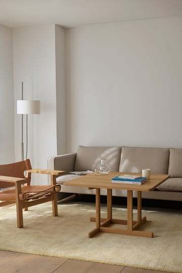 BM80 Mogensen Coffee Table 90x90 cm - Ljusoljad ek - Fredericia Furniture
