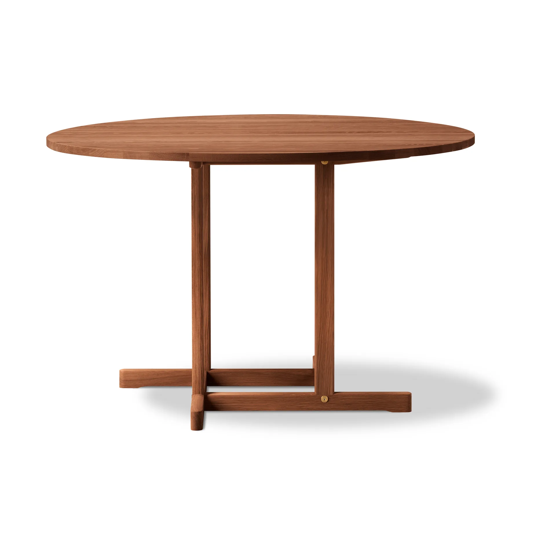 BM80 Mogensen Shaker Table bord Ø120 cm, Rökt oljad ek Fredericia Furniture