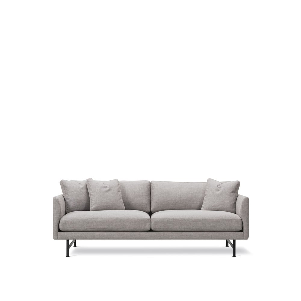 Fredericia Furniture Calmo 5622 soffa 2-sits Sunniva 717-svart stål