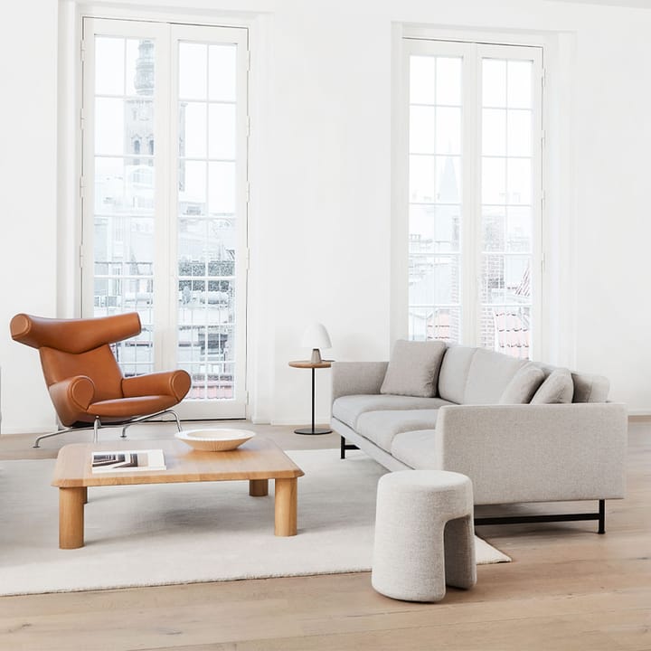 Calmo 5623 soffa, Sunniva 717-svart stål Fredericia Furniture