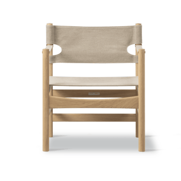Canvas 21 karmstol - Naturell canvas, ljus oljad ek - Fredericia Furniture