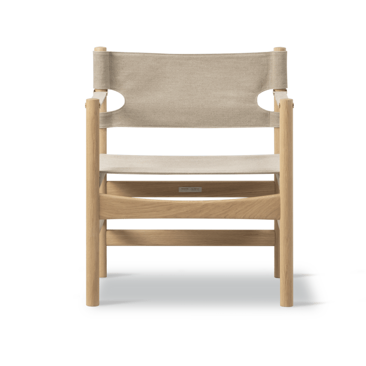 Canvas 21 karmstol, Naturell canvas, ljus oljad ek Fredericia Furniture